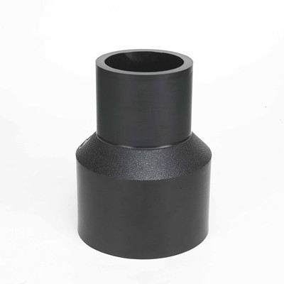 DN110 * 90 PE 100 HDPE Złączki do rur Zgrzewanie doczołowe Reduktor HDPE