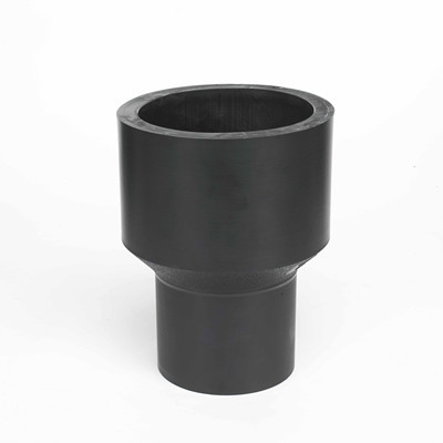 DN110 * 90 PE 100 HDPE Złączki do rur Zgrzewanie doczołowe Reduktor HDPE